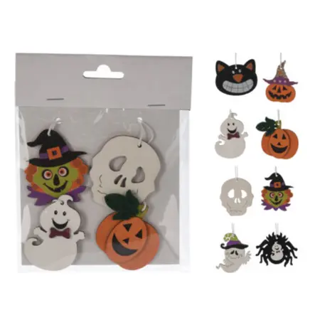 Halloween Hangdeco - set van 4