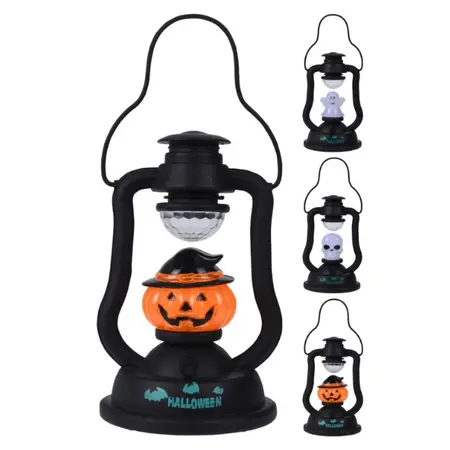 Halloween Lantaarn 20cm Met Licht (3 varianten)