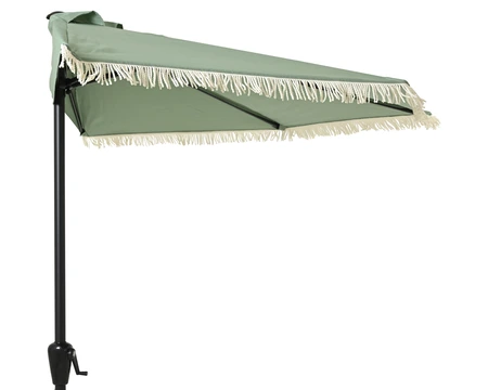 Halve Parasol Groen (270x135x235) - afbeelding 1