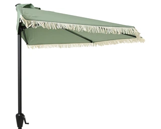 Halve Parasol Groen (270x135x235) - afbeelding 1