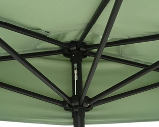 Halve Parasol Groen (270x135x235) - afbeelding 4
