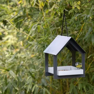 Hangende Voedertafel Antraciet en Wit - afbeelding 3
