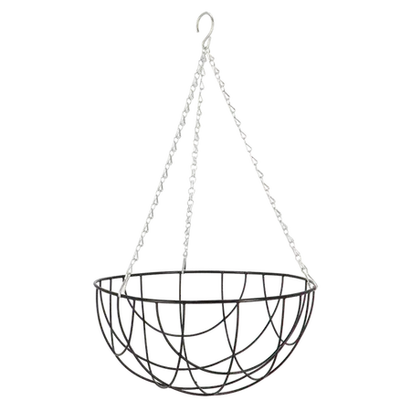 Zwart Metalen Hanging Basket Ø 30 cm – Esschert Design