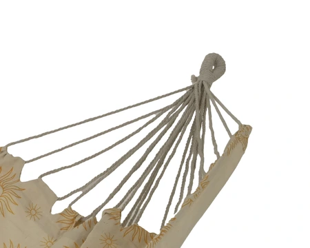 Hangmat polyester katoen outdoor Beige - afbeelding 3