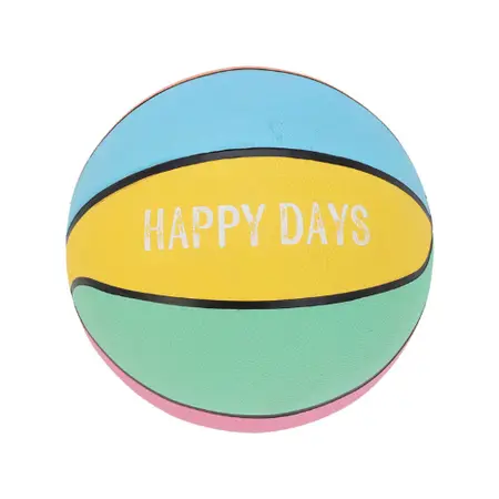 Happy Days Basketbal 24 cm – Kleurrijk buitenspeelgoed voor kinderen