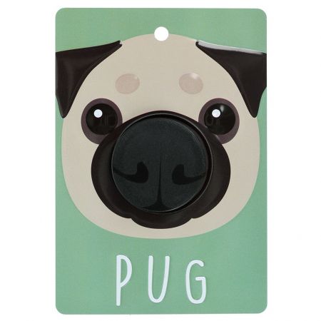 Hondenriemhanger pug mopshondje