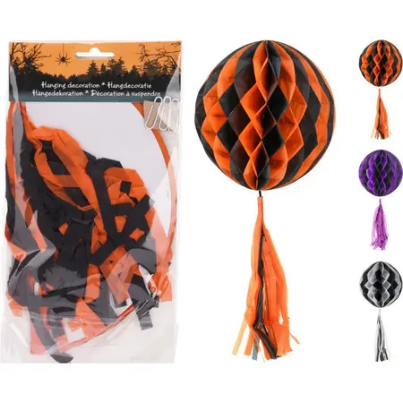 Honingraat Hangdeco Halloween - afbeelding 1
