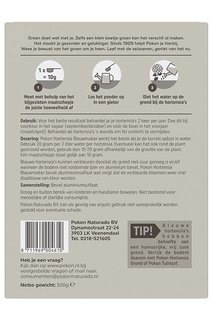 Hortensia Blauwmaker 500gr - afbeelding 2