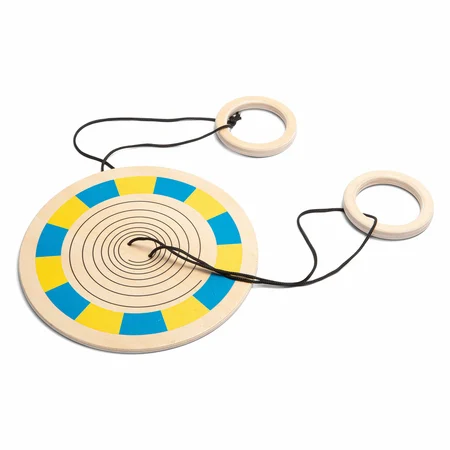 BS Toys Kleurenspinner Hout Trekspel – Educatief kleurenspel voor kinderen