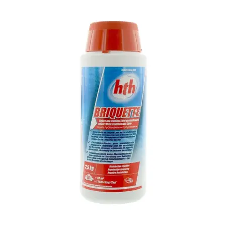 BSI HTH Chloortabletten 7g – 2,5 kg met veiligheidsdeksel
