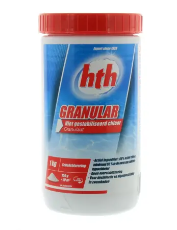 HTH Snelwerkend Chloor Granulaat 1kg