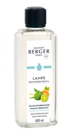 Huisparfum 500ml Eclatante Bergamote / Radiant Bergamot - Lampe Berger navulling