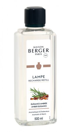 Huisparfum 500ml Elégance Ambrée / Amber Elegance - Lampe Berger navulling