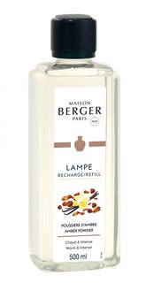 Huisparfum 500ml Poussière d'Ambre / Amber Powder - Lampe Berger navulling