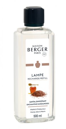 Huisparfum 500ml Santal Envoûtant / Enchanting Sandalwood - Lampe Berger navulling