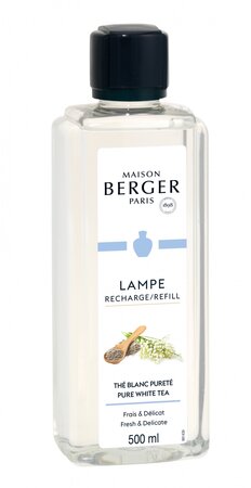 Huisparfum 500ml Thé Blanc Pureté / Pure White Tea - Lampe Berger navulling
