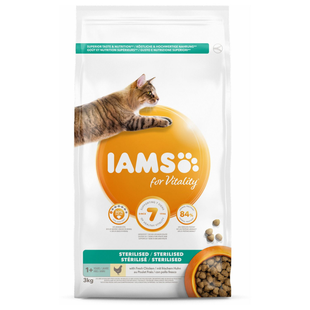 IAMS Kattenvoer Adult Sterilised Kip 3kg