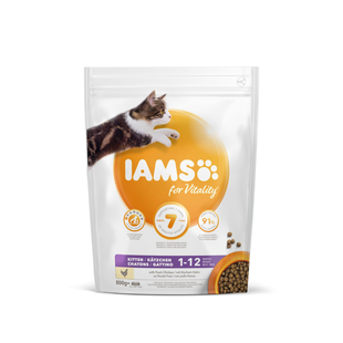 IAMS Kattenvoer Kitten & Junior Kip 800gr