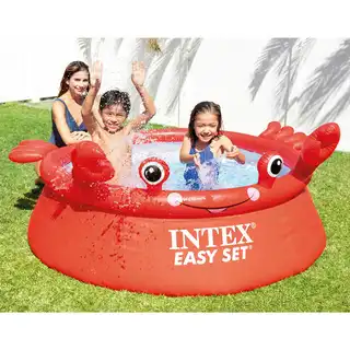 Intex Easy Set Zwembad Happy Crab – Ø 183×51 cm – Rood - afbeelding 2
