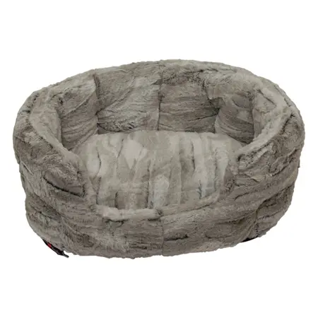 Jack & Vanilla Tibet Mand M – 55×42 cm – Comfort en stijl in lichtgrijs