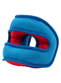 Jack and Vanilla Rex drijvend hondenspeelgoed 12 cm blauw/rood