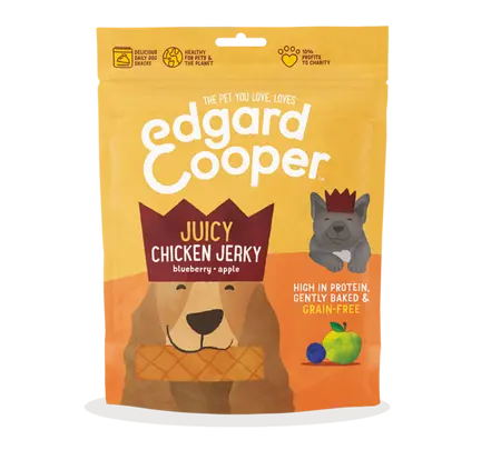 Edgard & Cooper - Hondensnack Jerky met Kip - afbeelding 1
