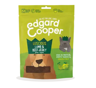 Edgard & Cooper - Hondensnack Lam en Rund Jerky - afbeelding 1