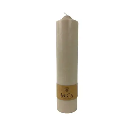 Kaars Beige H30cm - afbeelding 1