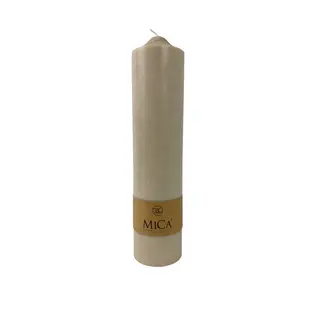 Kaars Beige H30cm - afbeelding 2
