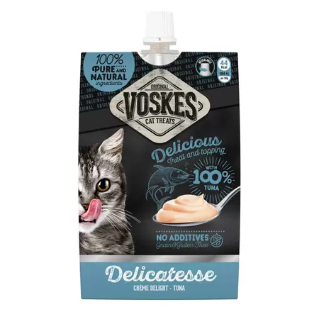 Kattensnack Delicatesse tonijn 90 g - Voskes
