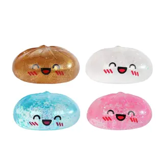 Kawaii Fidget Sugar Dumpling in stoommandje 9cm - Mystery Colors - afbeelding 1