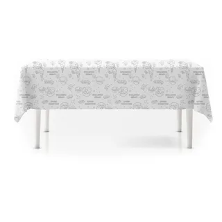 Kerst Tafelkleed Kleurbaar 240x135cm - afbeelding 2