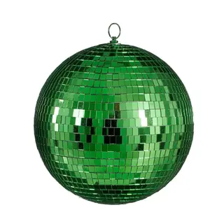 Kerstbal Discobal Ø25 cm Spiegel - Groen