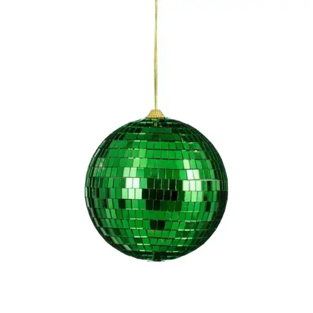 Kerstbal Spiegelbal Groen Ø15cm – Discobal Kerst Ornament
