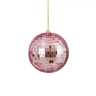 Kerstbal Spiegelbal Roze Ø15cm – Discobal Kerst Ornament