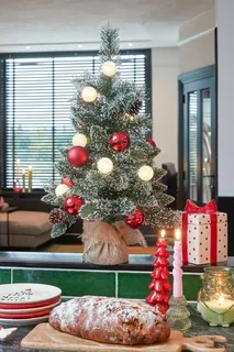 Kerstboom Kaprun Frosted H45cm - met verlichting - afbeelding 4