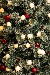 Kerstboom Kaprun Frosted H60cm - met verlichting - afbeelding 3