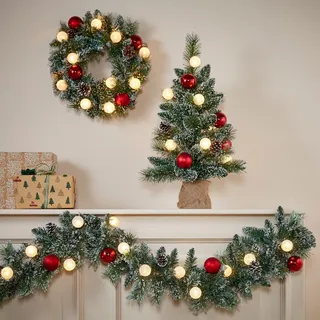 Kerstboom Kaprun Frosted H60cm - met verlichting - afbeelding 5