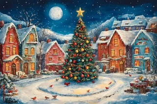 Kerstpuzzel Christmas Collection 3 x 1000 stukjes - afbeelding 3