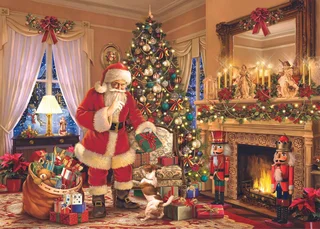 Kerstpuzzel Santa's Presents - 1000 stukjes - afbeelding 2