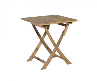 Klaptafel vierkant - Exotan - 70 cm - Teak hout FSC - afbeelding 5