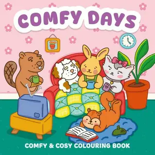 Kleurboek Comfy Days - Comfy & cosy colouring book