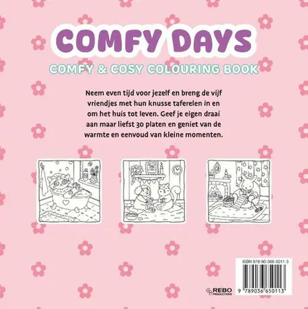 Comfy Days - Comfy & cosy colouring book