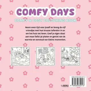Comfy Days - Comfy & cosy colouring book