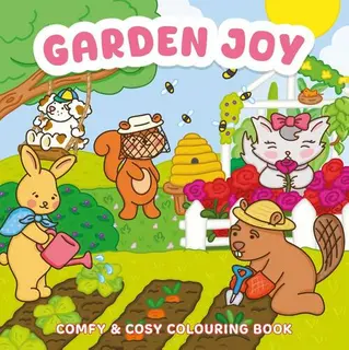 Kleurboek Garden Joy - Comfy & cosy colouring book - afbeelding 1