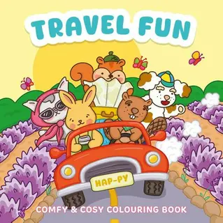 Kleurboek Travel Fun - Comfy & cosy colouring book