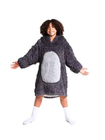 Knuffel Hoodie 7-12 Jaar Luiaard - afbeelding 2