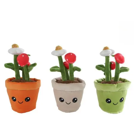 Aardbei Plant Pluche 23cm - diverse varianten