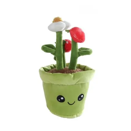 knuffelplant Aardbei Plant Pluche 23cm - diverse varianten - afbeelding 4