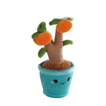 Fruitboom Pluche 28 cm - Oranje vruchten